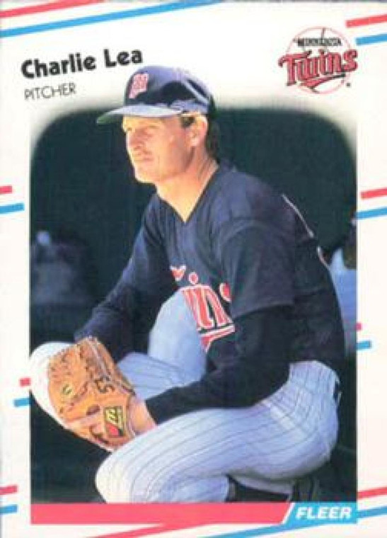 1988 Fleer Update #44 Charlie Lea VG Minnesota Twins 