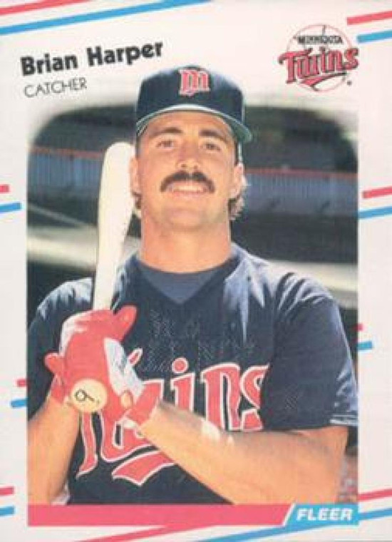 1988 Fleer Update #42 Brian Harper VG Minnesota Twins 