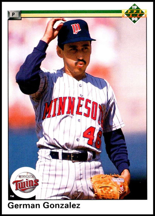 1990 Upper Deck #352 German Gonzalez VG Minnesota Twins 