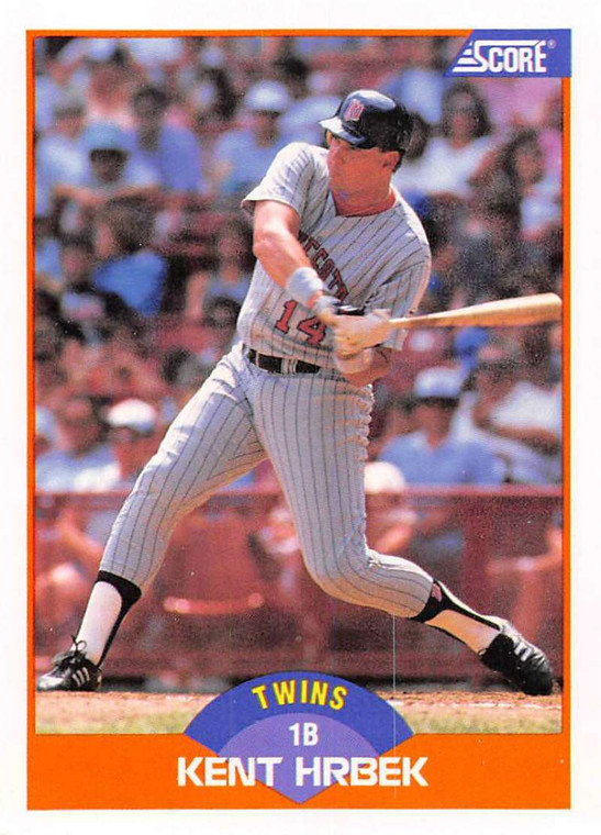 1989 Score #382 Kent Hrbek VG Minnesota Twins 