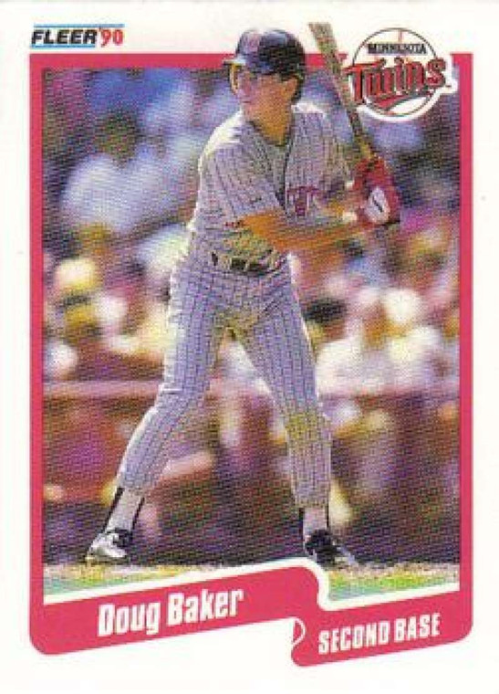 1990 Fleer #368 Doug Baker VG Minnesota Twins 
