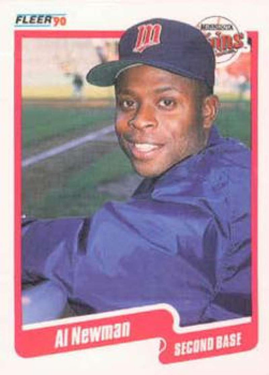 1990 Fleer #382 Al Newman VG Minnesota Twins 