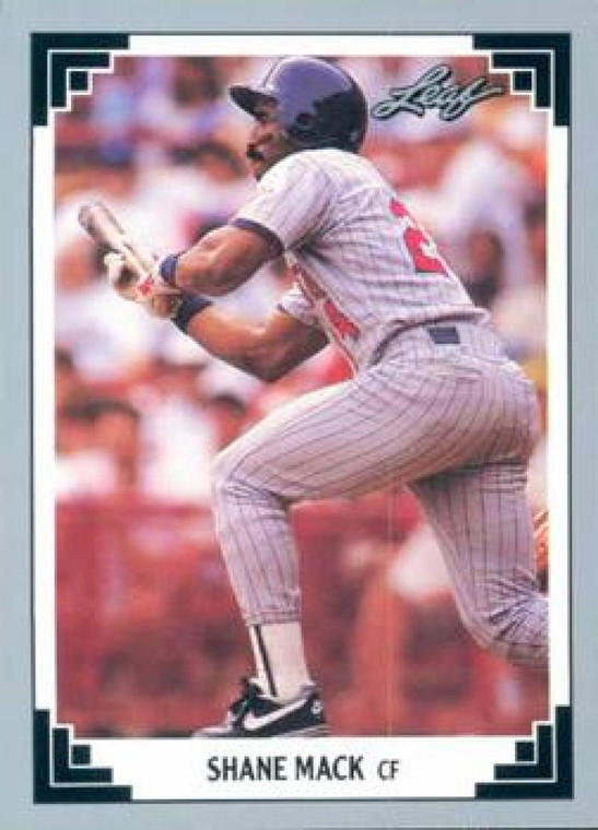 1991 Leaf #40 Shane Mack VG Minnesota Twins 