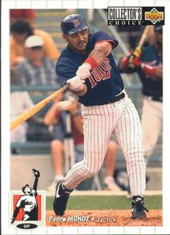 1994 Collector's Choice #543 Pedro Munoz VG Minnesota Twins 