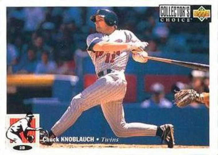 1994 Collector's Choice #166 Chuck Knoblauch VG Minnesota Twins 