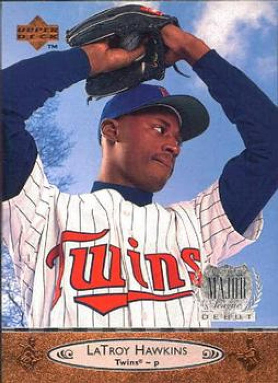 1996 Upper Deck #367 LaTroy Hawkins VG Minnesota Twins 