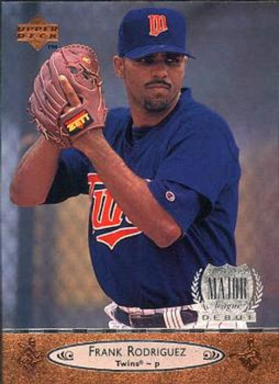 1996 Upper Deck #368 Frank Rodriguez VG Minnesota Twins 