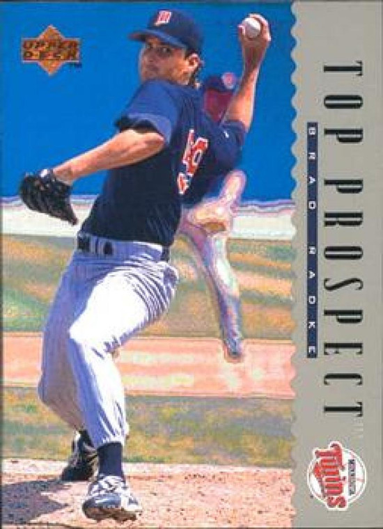 1995 Upper Deck #257 Brad Radke VG RC Rookie Minnesota Twins 