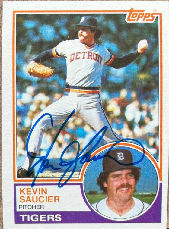 Kevin Saucier Autographed 1983 Topps #373