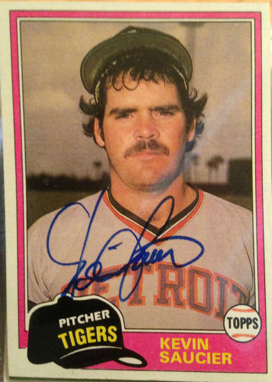 Kevin Saucier Autographed 1981 Topps Traded #827