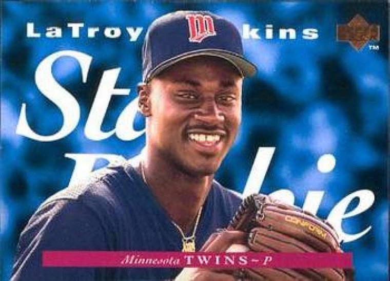 1995 Upper Deck #223 LaTroy Hawkins SR VG RC Rookie Minnesota Twins 