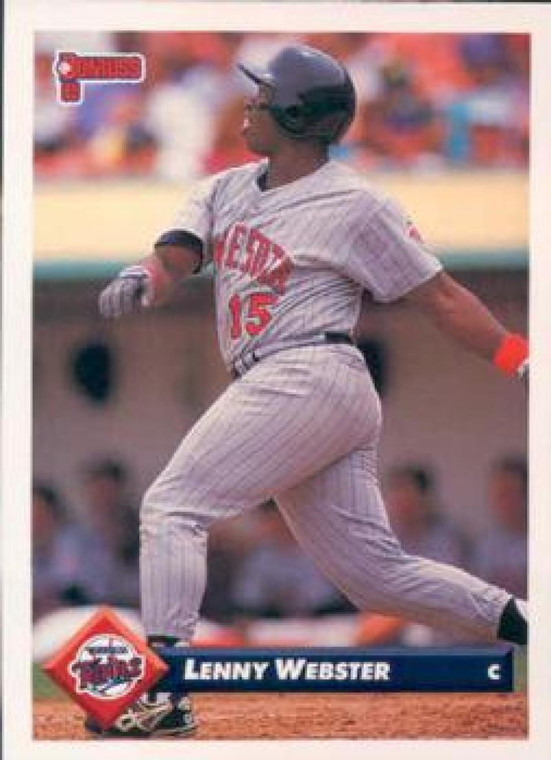 1993 Donruss #694 Lenny Webster VG Minnesota Twins 