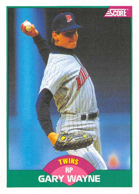 1989 Score Rookie/Traded #91T Gary Wayne VG Minnesota Twins 
