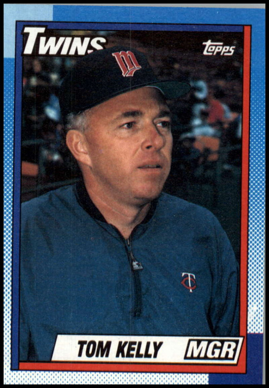 1990 Topps #429 Tom Kelly MG VG Minnesota Twins 