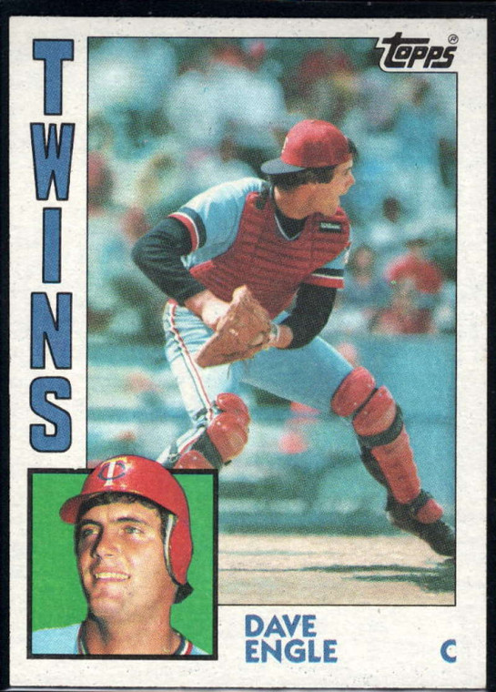 1984 Topps #463 Dave Engle VG Minnesota Twins 