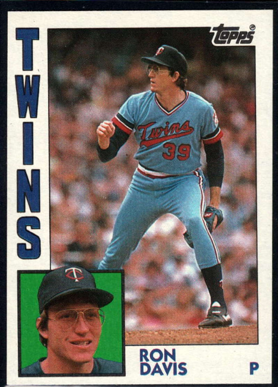 1984 Topps #519 Ron Davis VG Minnesota Twins 