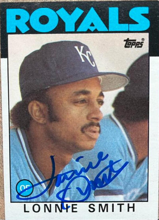 Lonnie Smith Autographed 1986 Topps #617