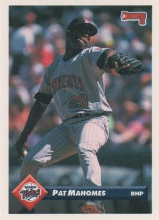 1993 Donruss #357 Pat Mahomes VG Minnesota Twins 