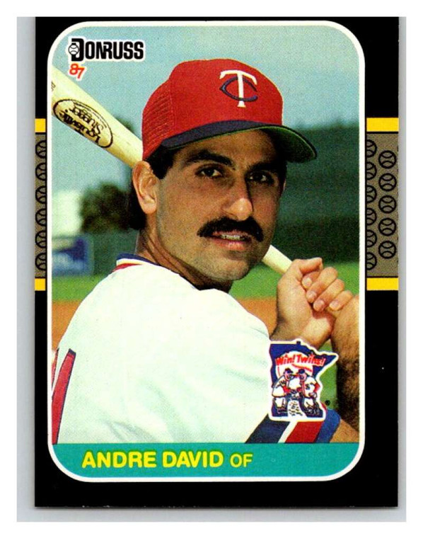 1987 Donruss #519 Andre David VG Minnesota Twins 