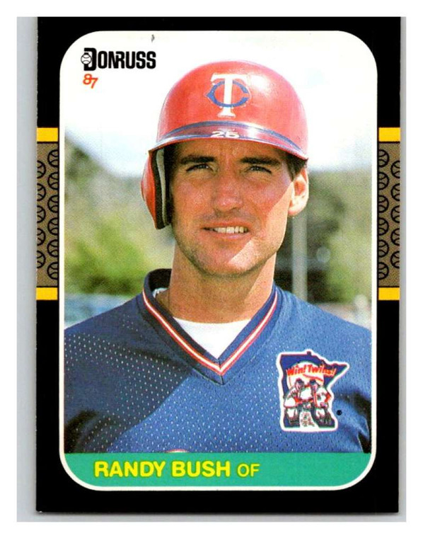 1987 Donruss #441 Randy Bush VG Minnesota Twins 