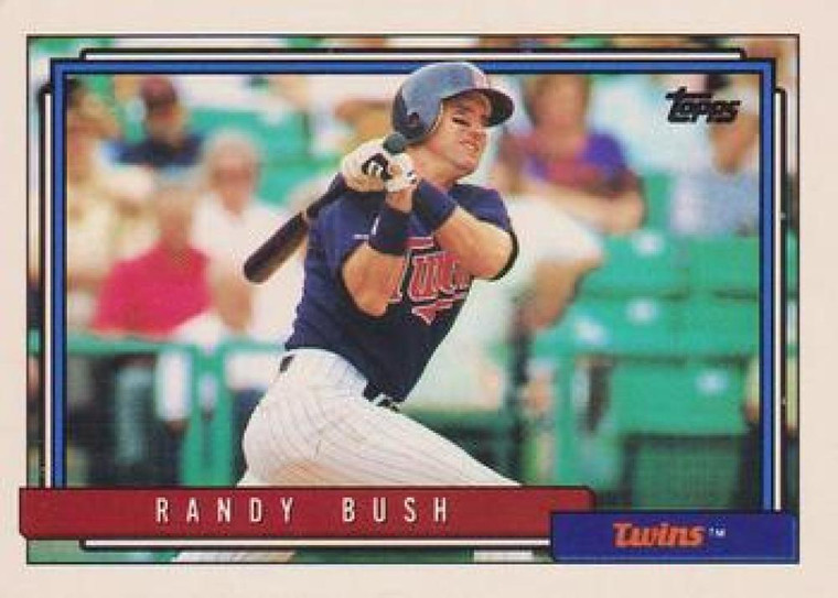 1992 Topps #476 Randy Bush VG Minnesota Twins 