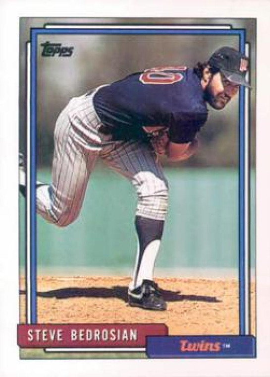 1992 Topps #267 Steve Bedrosian VG Minnesota Twins 