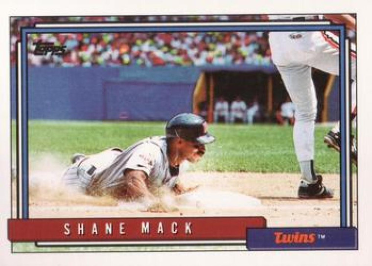 1992 Topps #164 Shane Mack VG Minnesota Twins 