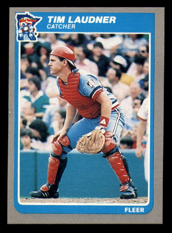 1985 Fleer #283 Tim Laudner VG Minnesota Twins 