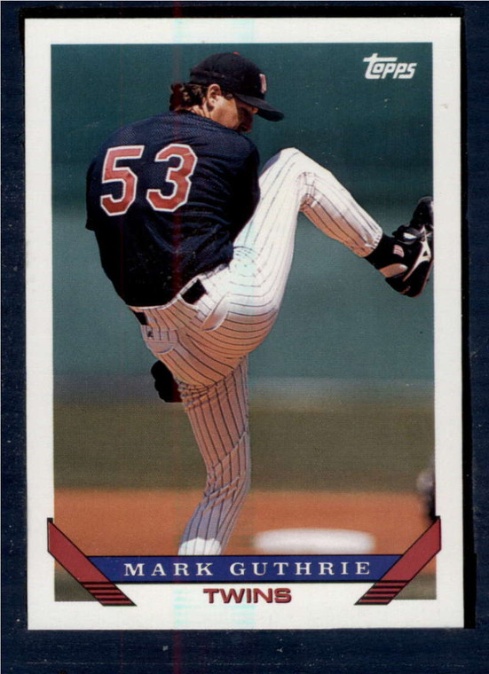 1993 Topps #777 Mark Guthrie VG Minnesota Twins 