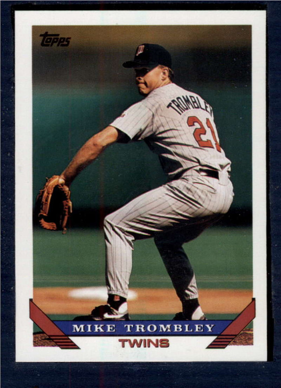 1993 Topps #588 Mike Trombley VG Minnesota Twins 