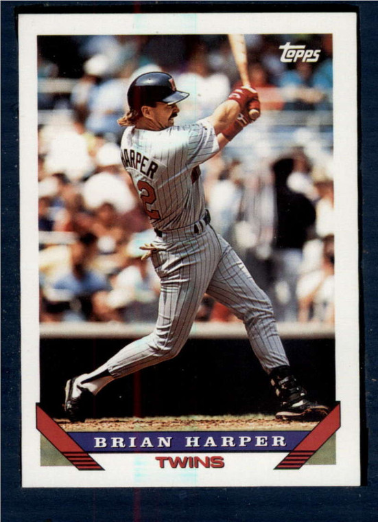 1993 Topps #389 Brian Harper VG Minnesota Twins 