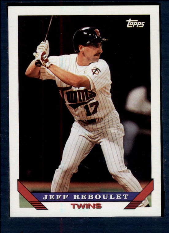 1993 Topps #172 Jeff Reboulet VG Minnesota Twins 