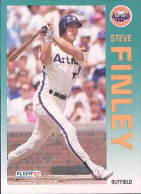1992 Fleer #433 Steve Finley VG Houston Astros 