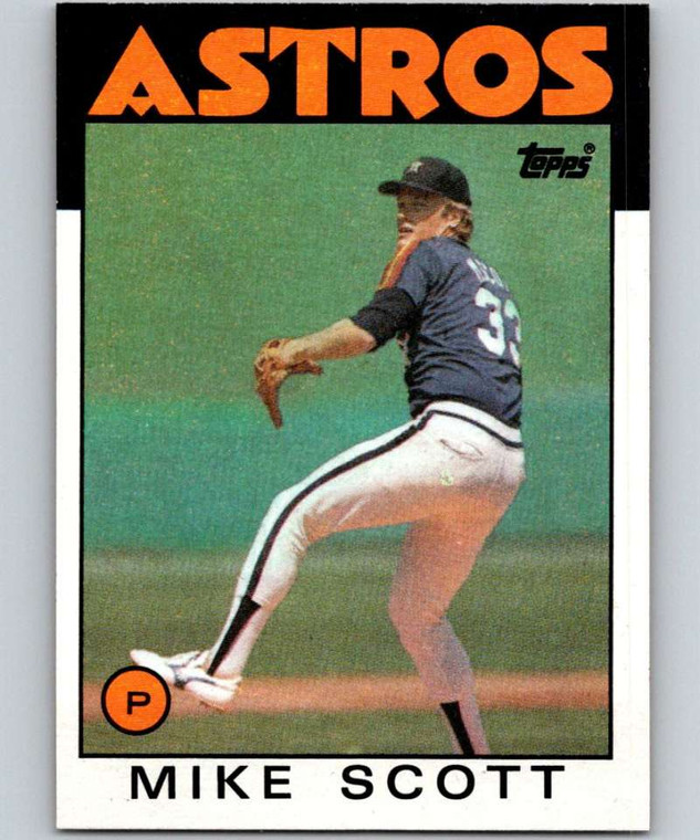 1986 Topps #268 Mike Scott VG Houston Astros 