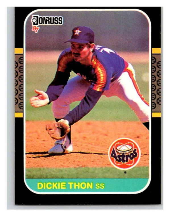 1987 Donruss #261 Dickie Thon VG Houston Astros 