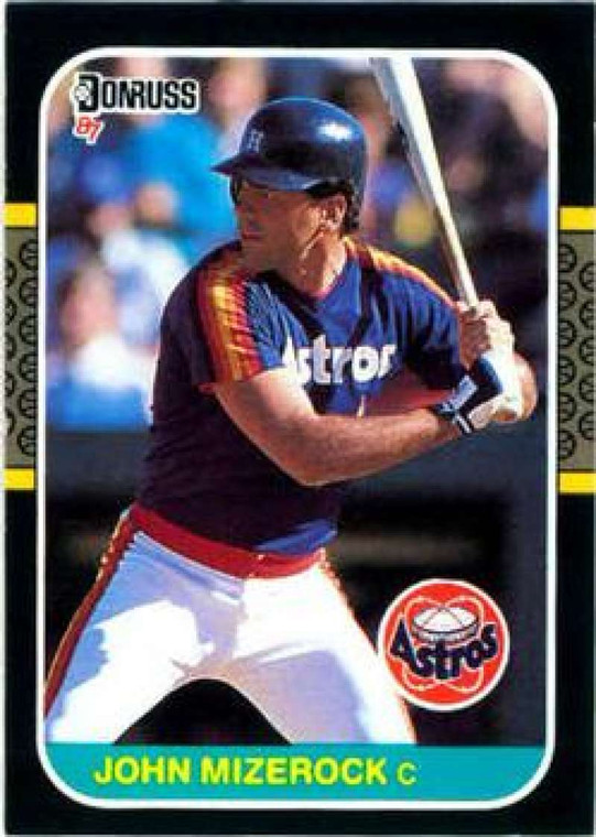 1987 Donruss #653 John Mizerock VG Houston Astros 