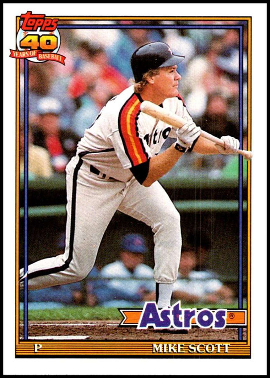 1991 Topps #240 Mike Scott VG Houston Astros 