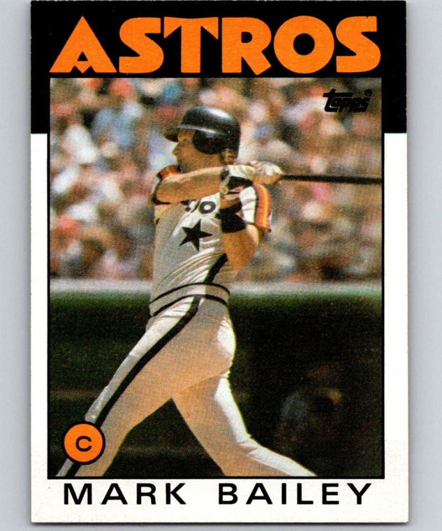 1986 Topps #432 Mark Bailey VG Houston Astros 