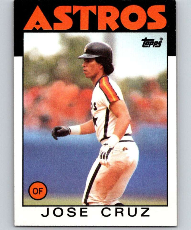 1986 Topps #640 Jose Cruz VG Houston Astros 
