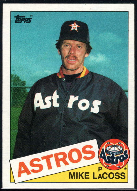 1985 Topps #666 Mike LaCoss VG Houston Astros 