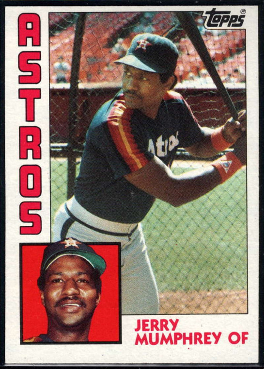 1984 Topps #45 Jerry Mumphrey VG Houston Astros 