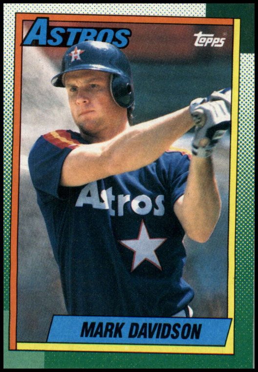 1990 Topps #267 Mark Davidson VG Houston Astros 