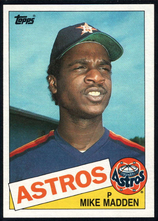 1985 Topps #479 Mike Madden VG Houston Astros 