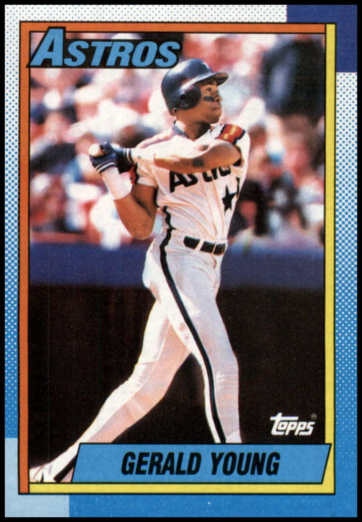 1990 Topps #196 Gerald Young VG Houston Astros 