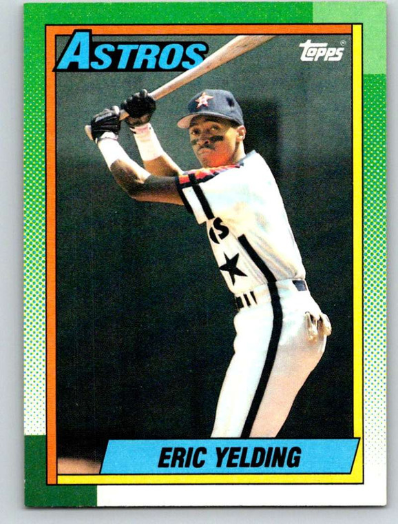 1990 Topps #309 Eric Yelding VG RC Rookie Houston Astros 