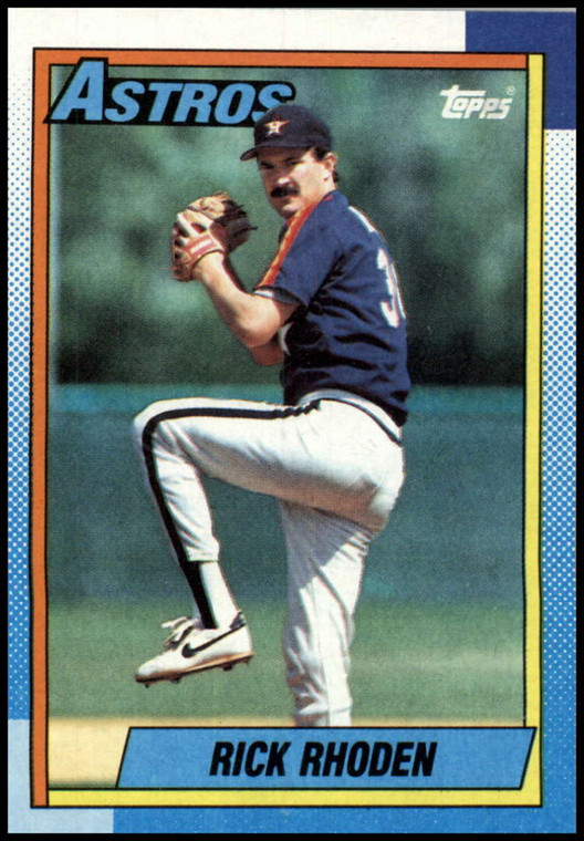 1990 Topps #588 Rick Rhoden VG Houston Astros 