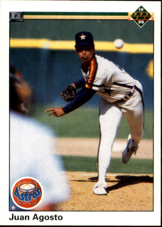 1990 Upper Deck #450 Juan Agosto VG Houston Astros 