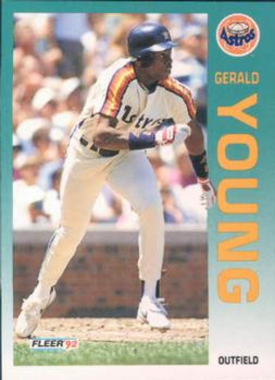 1992 Fleer #446 Gerald Young VG Houston Astros 