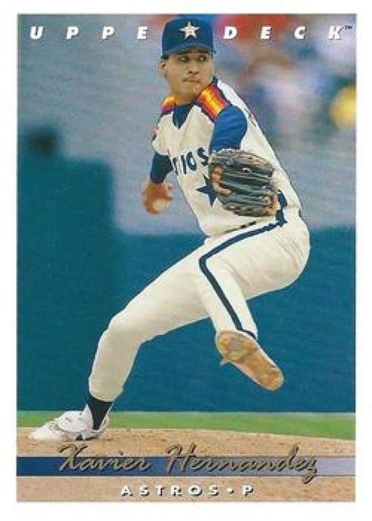 1993 Upper Deck #319 Xavier Hernandez VG Houston Astros 