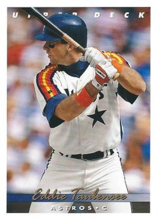 1993 Upper Deck #296 Eddie Taubensee VG Houston Astros 